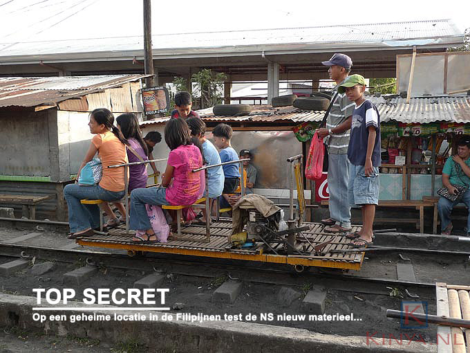 Hightech train in Naga, the Philippines